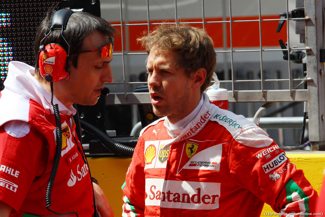 GP CINA, 17.04.2016 - Gara, Sebastian Vettel (GER) Ferrari SF16-H