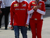 GP CINA, 17.04.2016 - Kimi Raikkonen (FIN) Ferrari SF16-H e Stefania Boccoli (ITA) Ferrari PR Officer