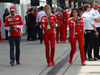 GP CINA, 17.04.2016 - Sebastian Vettel (GER) Ferrari SF16-H e Britta Roeske (AUT) Ferrari Press Officer.