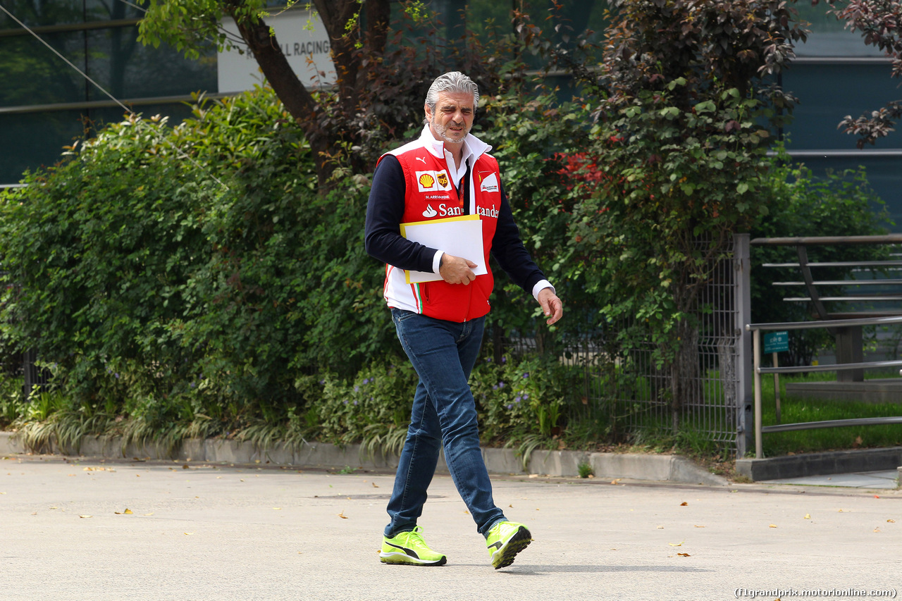 GP CINA, 14.04.2016 - Maurizio Arrivabene (ITA) Ferrari Team Principal