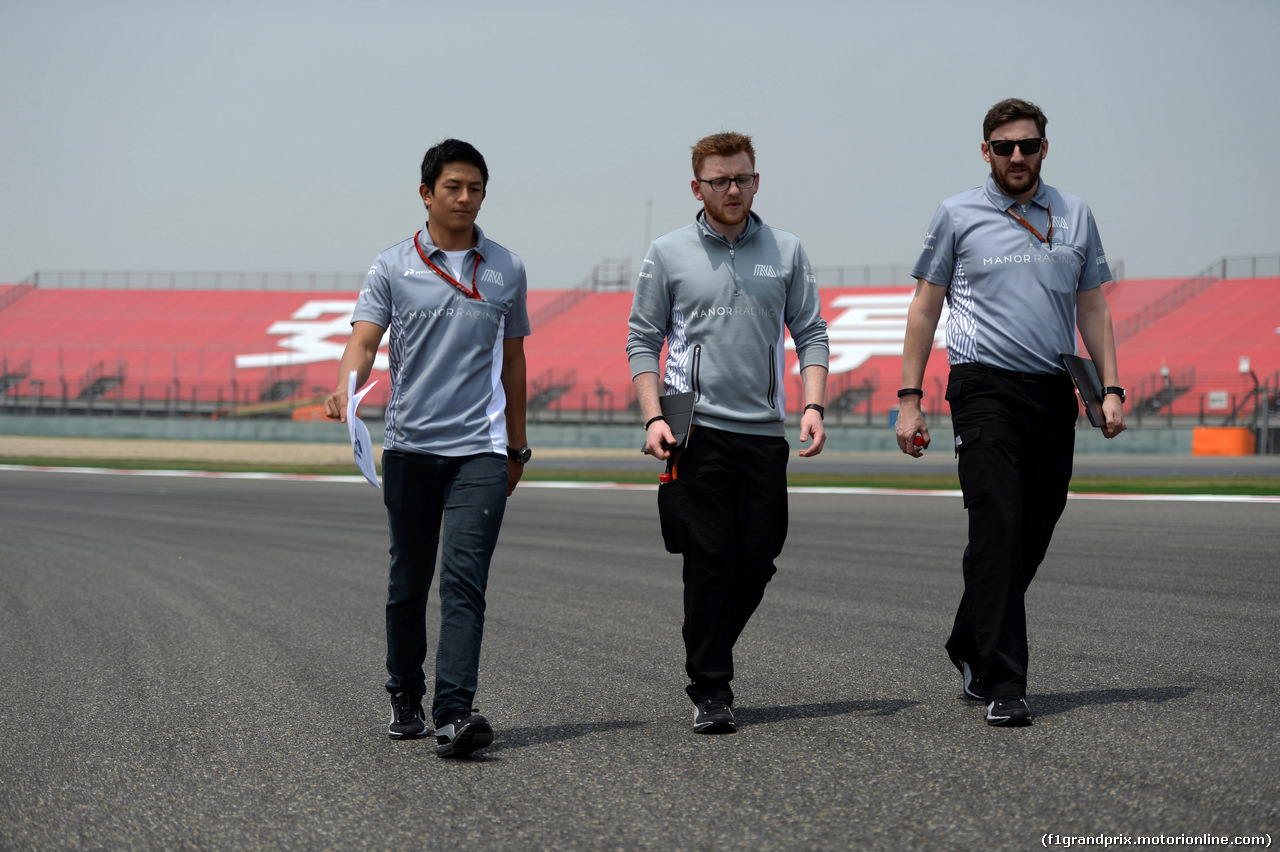 GP CINA, 14.04.2016 - Rio Haryanto (IND) Manor Racing MRT05