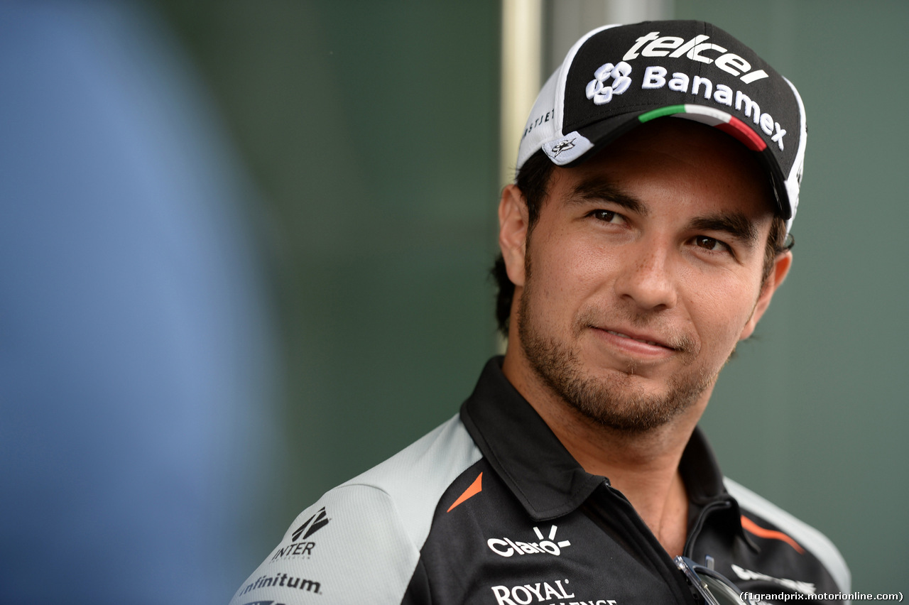 GP CINA, 14.04.2016 - Sergio Perez (MEX) Sahara Force India F1 VJM09