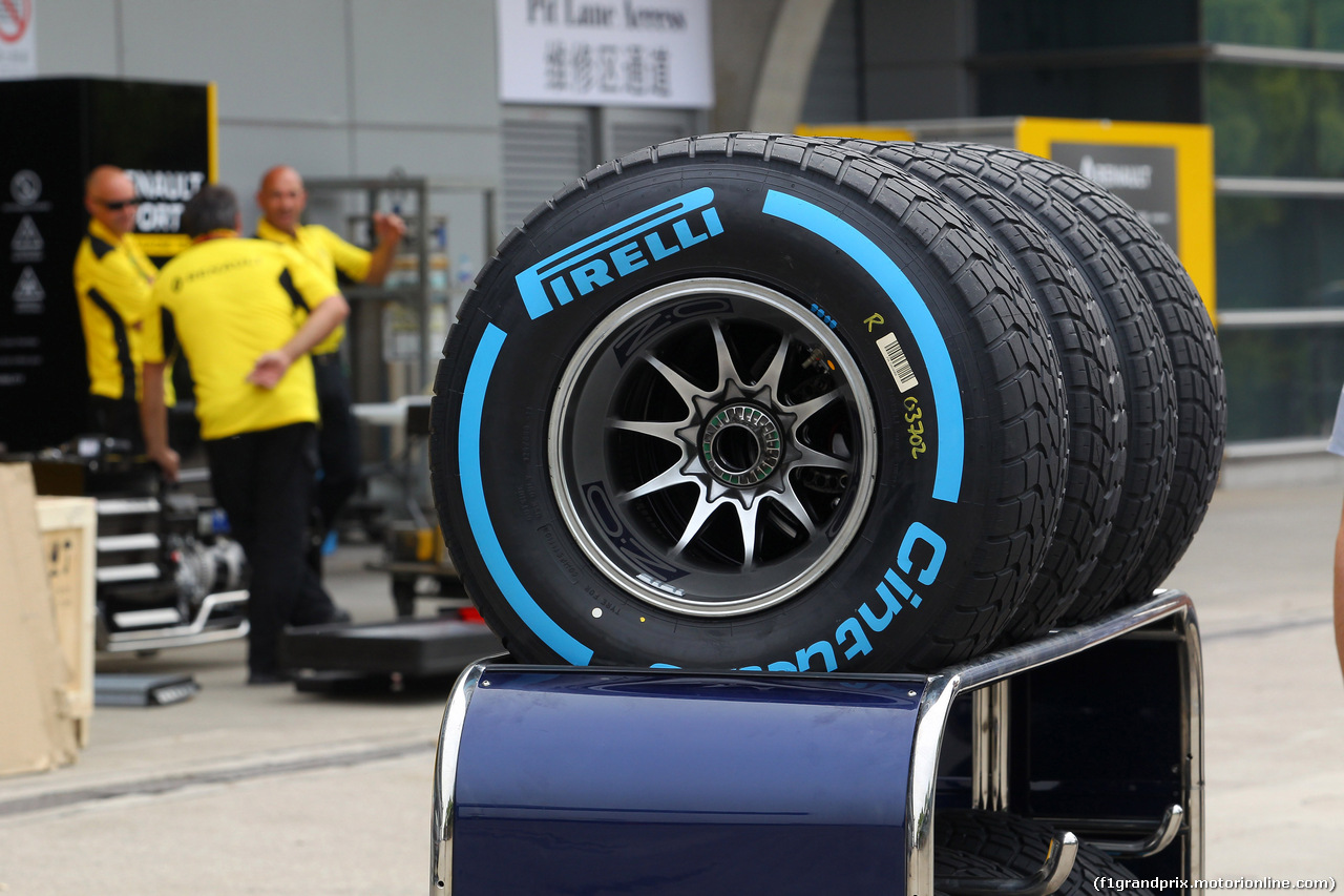 GP CINA, 14.04.2016 - Pirelli Tyres e OZ Wheels