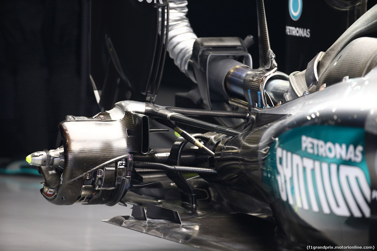 GP CINA, 16.04.2016 - Mercedes AMG F1 W07 Hybrid, detail