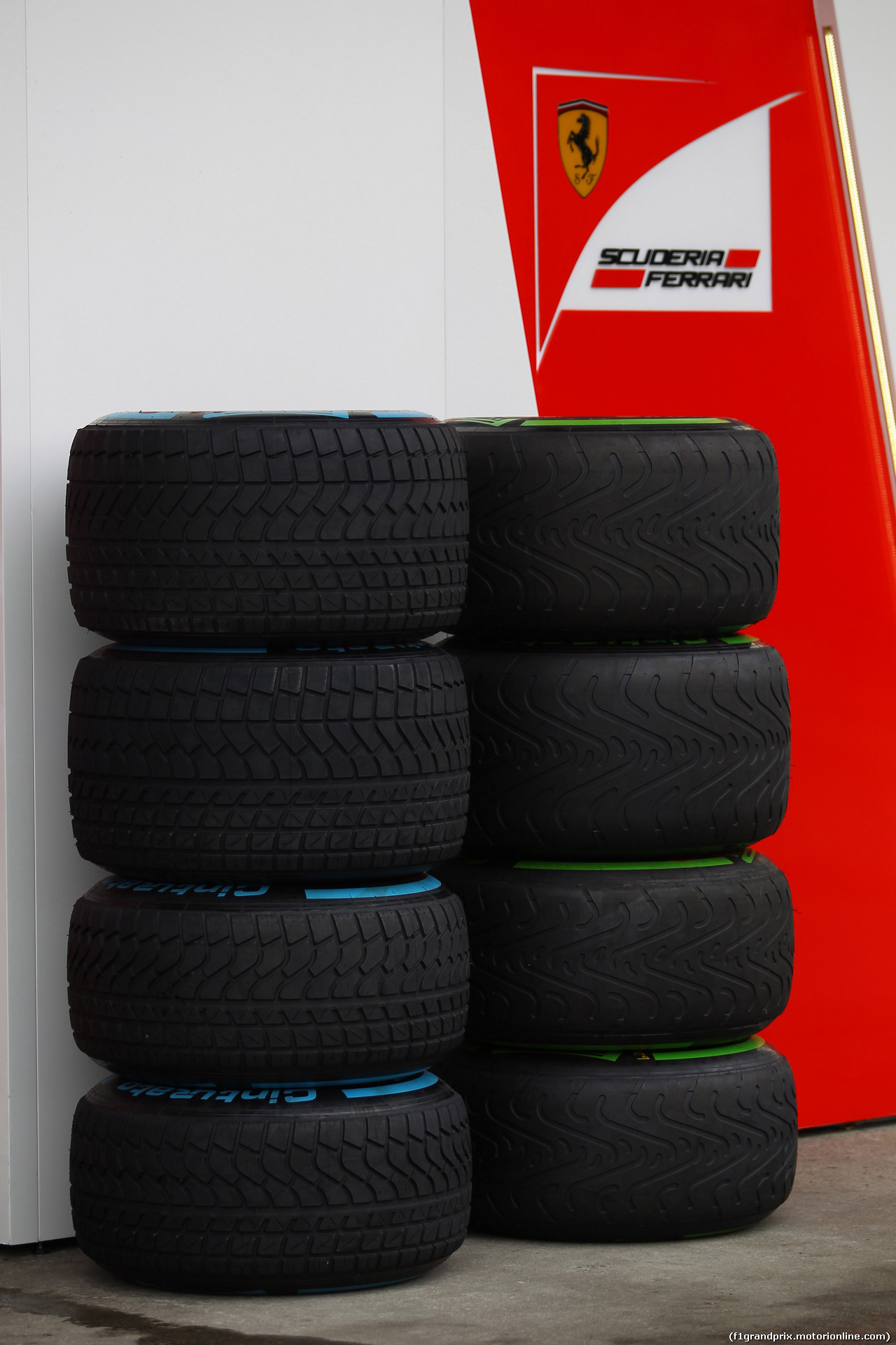 GP CINA, 16.04.2016 - Pirelli Tyres of Ferrari