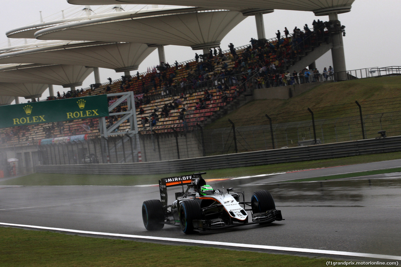 GP CINA, 16.04.2016 - Prove Libere 3, Nico Hulkenberg (GER) Sahara Force India F1 VJM09