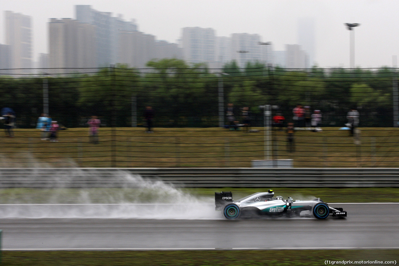GP CINA, 16.04.2016 - Prove Libere 3, Nico Rosberg (GER) Mercedes AMG F1 W07 Hybrid