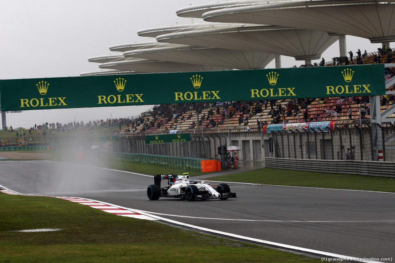 GP CINA, 16.04.2016 - Prove Libere 3, Valtteri Bottas (FIN) Williams FW38