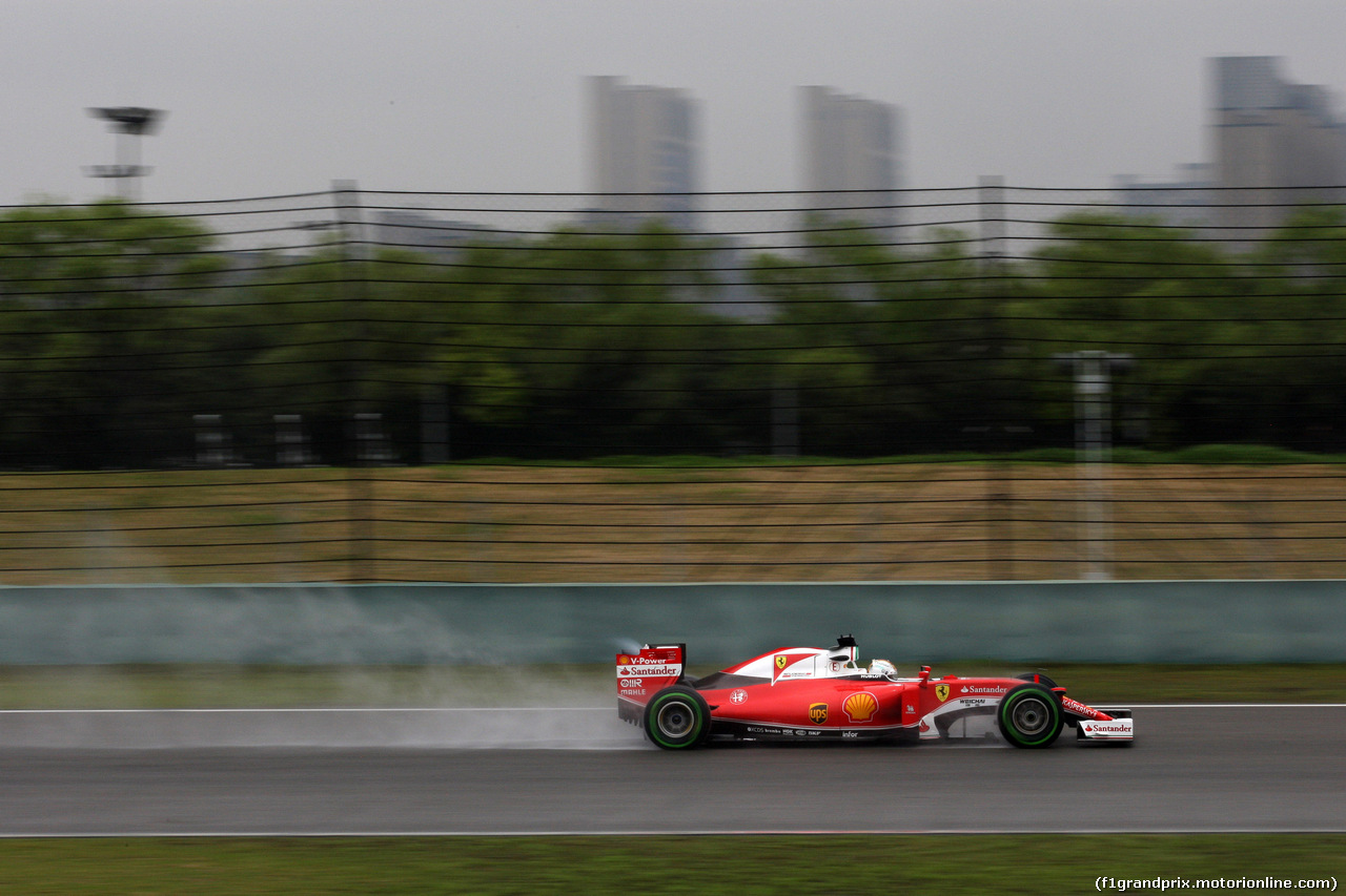 GP CINA, 16.04.2016 - Prove Libere 3, Sebastian Vettel (GER) Ferrari SF16-H