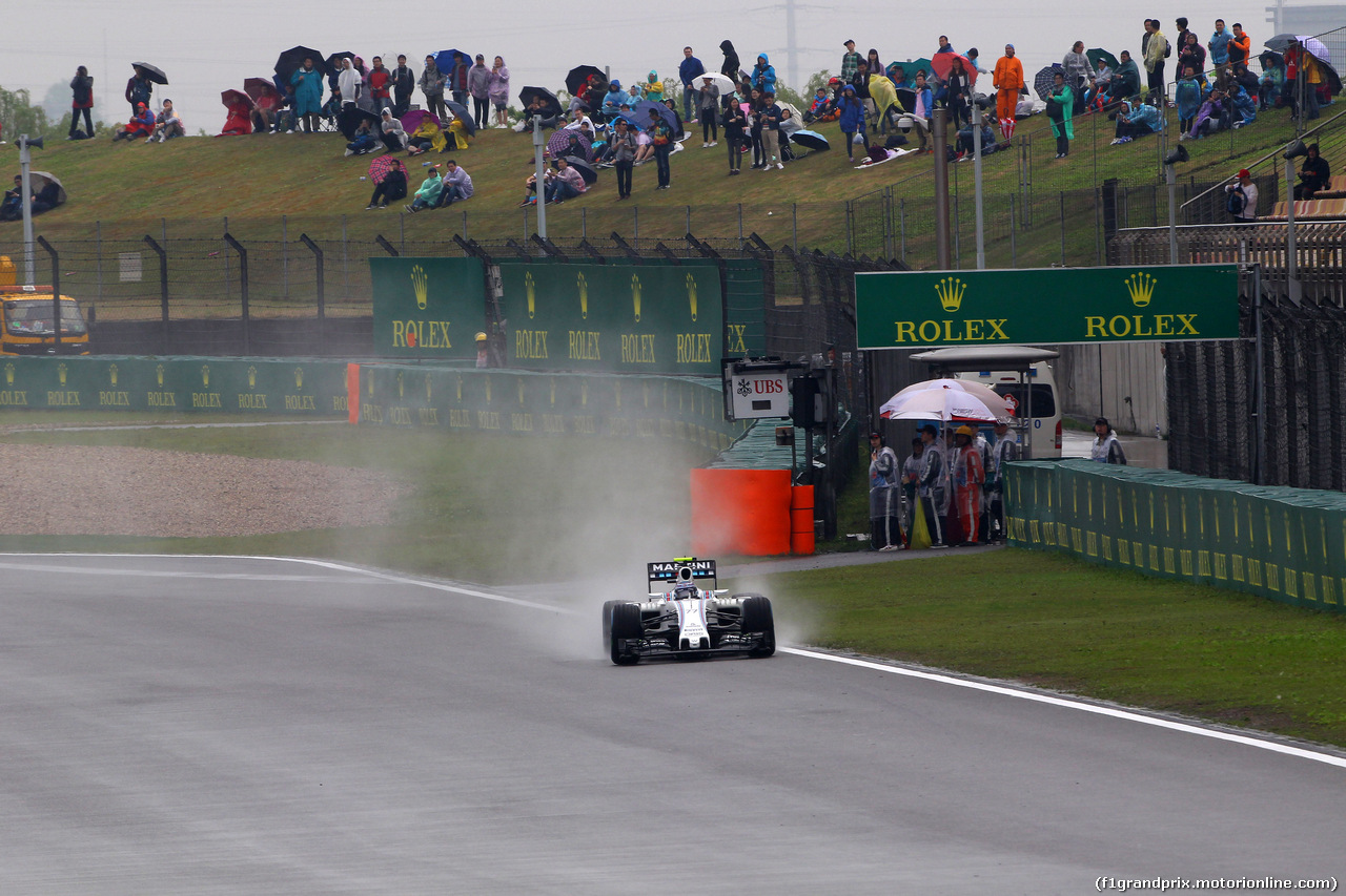 GP CINA, 16.04.2016 - Prove Libere 3, Valtteri Bottas (FIN) Williams FW38