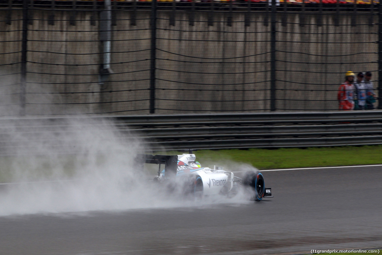 GP CINA, 16.04.2016 - Prove Libere 3, Felipe Massa (BRA) Williams FW38