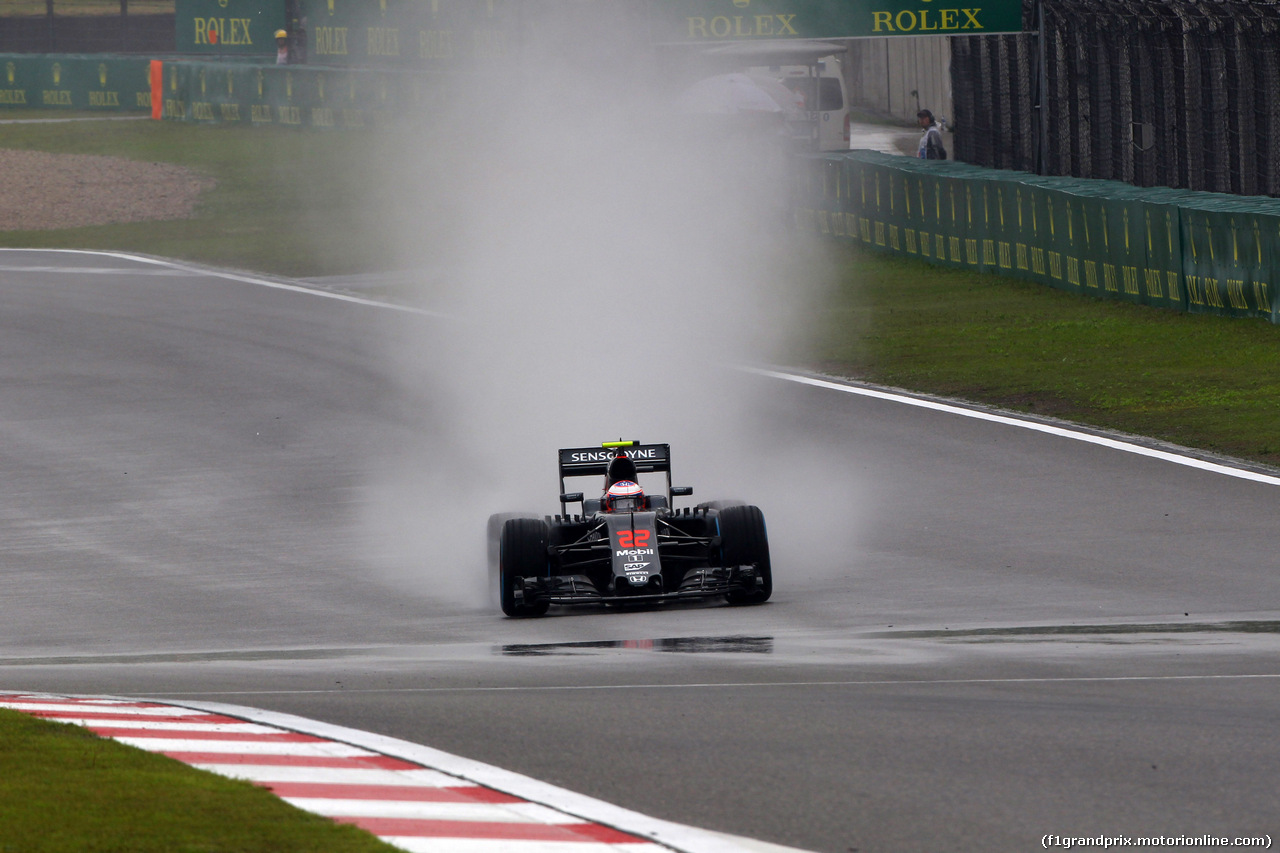 GP CINA, 16.04.2016 - Prove Libere 3, Jenson Button (GBR)  McLaren Honda MP4-31