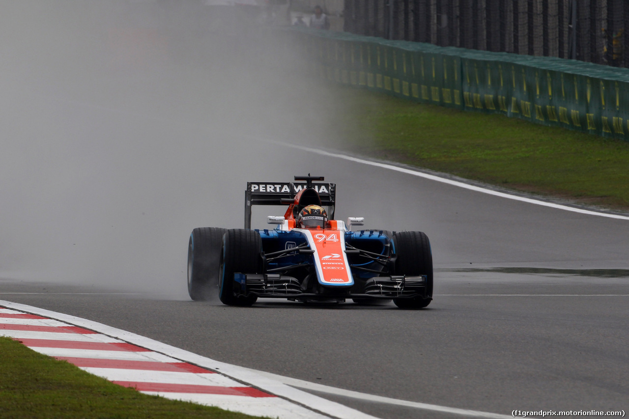 GP CINA, 16.04.2016 - Prove Libere 3, Pascal Wehrlein (GER) Manor Racing MRT05