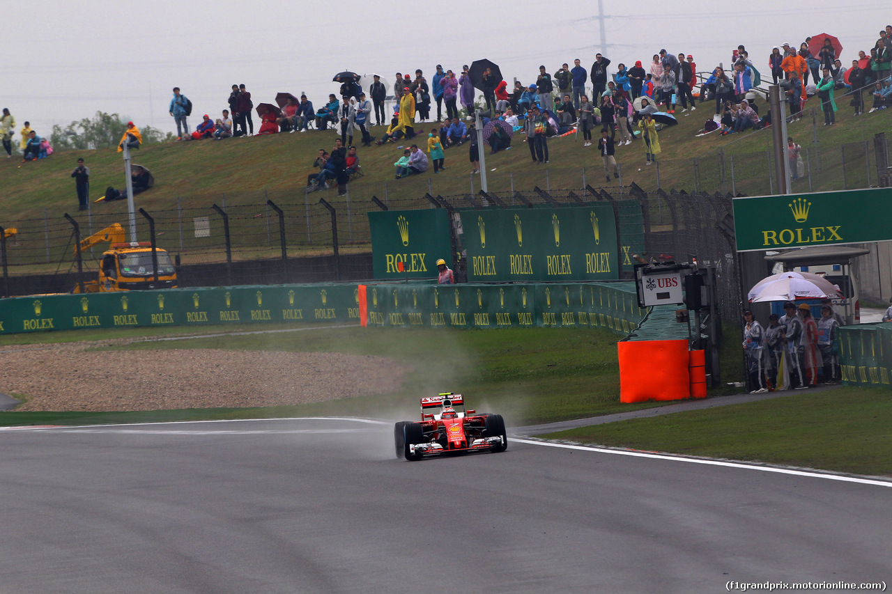 GP CINA, 16.04.2016 - Prove Libere 3, Kimi Raikkonen (FIN) Ferrari SF16-H
