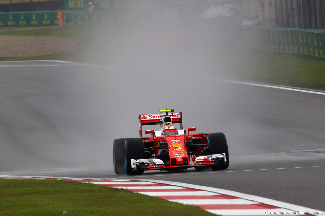 GP CINA, 16.04.2016 - Prove Libere 3, Kimi Raikkonen (FIN) Ferrari SF16-H