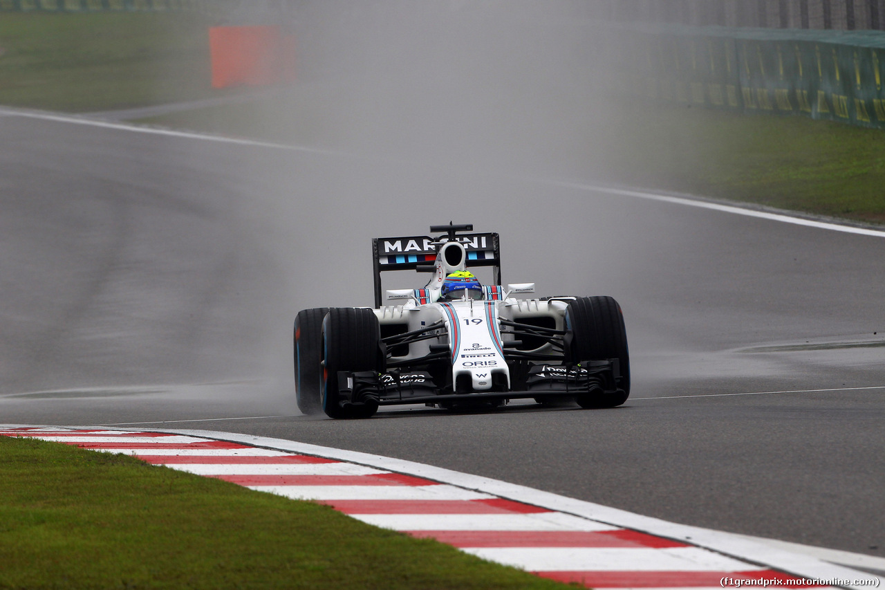 GP CINA, 16.04.2016 - Prove Libere 3, Felipe Massa (BRA) Williams FW38