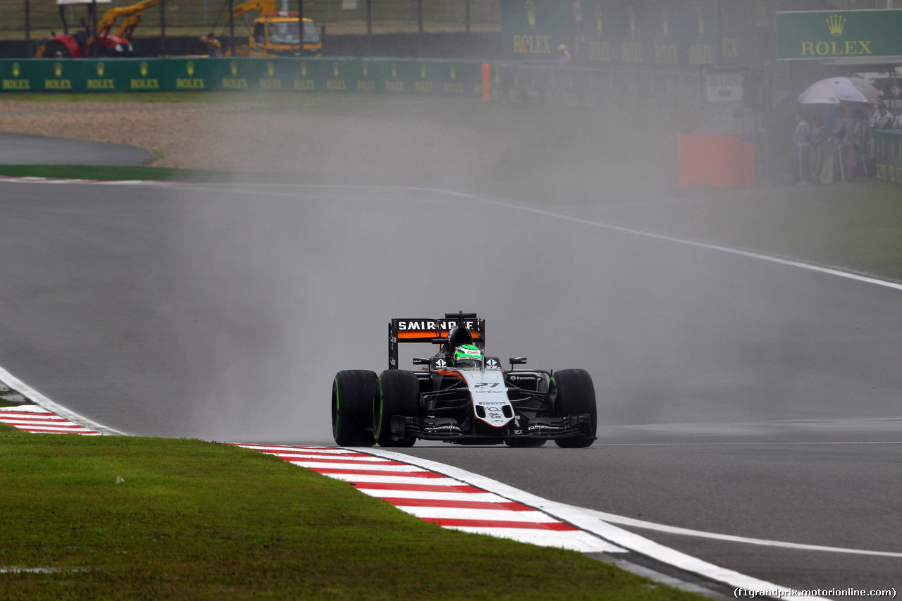 GP CINA, 16.04.2016 - Prove Libere 3, Nico Hulkenberg (GER) Sahara Force India F1 VJM09