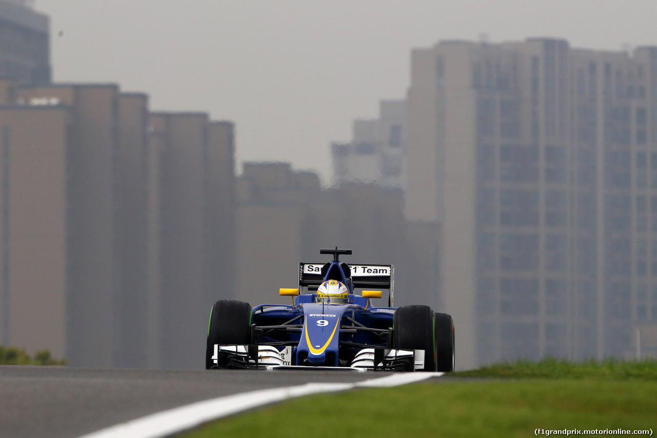 GP CINA, 16.04.2016 - Prove Libere 3, Marcus Ericsson (SUE) Sauber C34