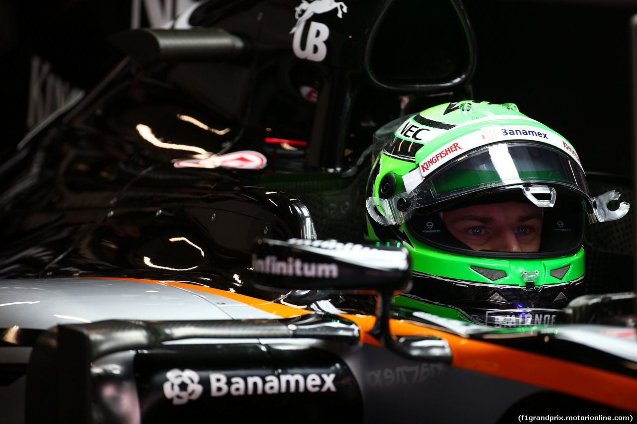 GP CINA, 16.04.2016 - Prove Libere 3, Nico Hulkenberg (GER) Sahara Force India F1 VJM09