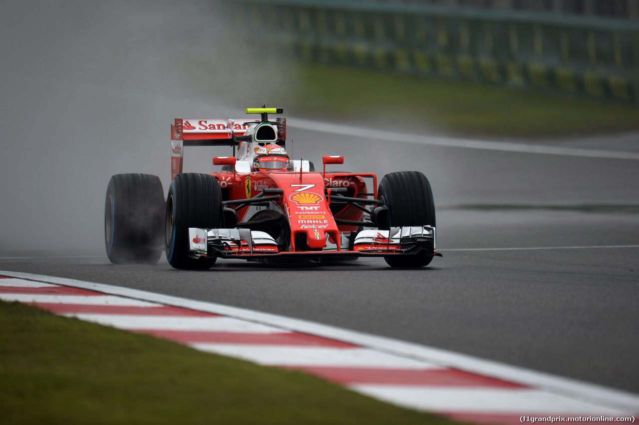 GP CINA, 16.04.2016 - Prove Libere 3, Kimi Raikkonen (FIN) Ferrari SF16-H