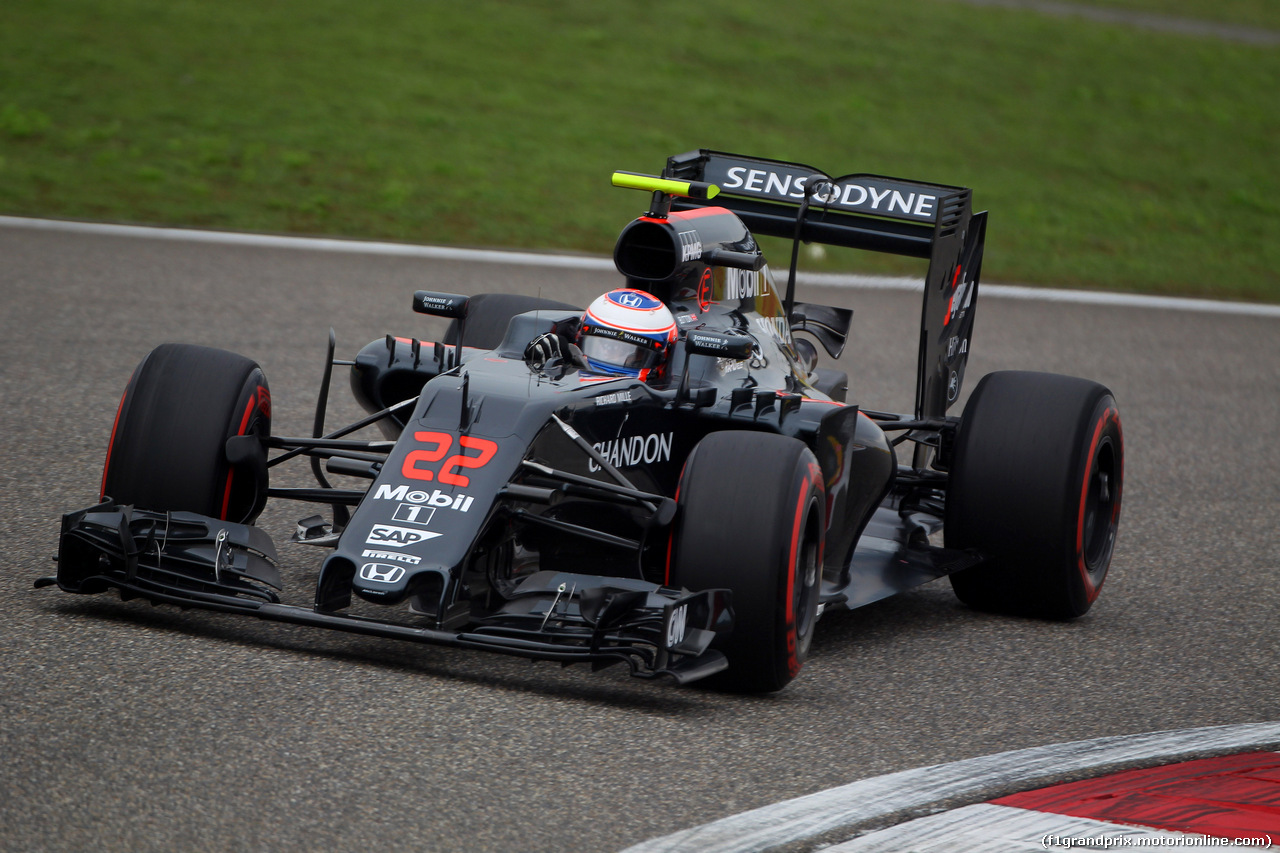 GP CINA, 16.04.2016 - Qualifiche, Jenson Button (GBR)  McLaren Honda MP4-31