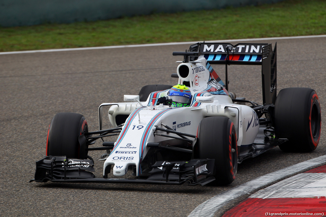 GP CINA, 16.04.2016 - Qualifiche, Felipe Massa (BRA) Williams FW38