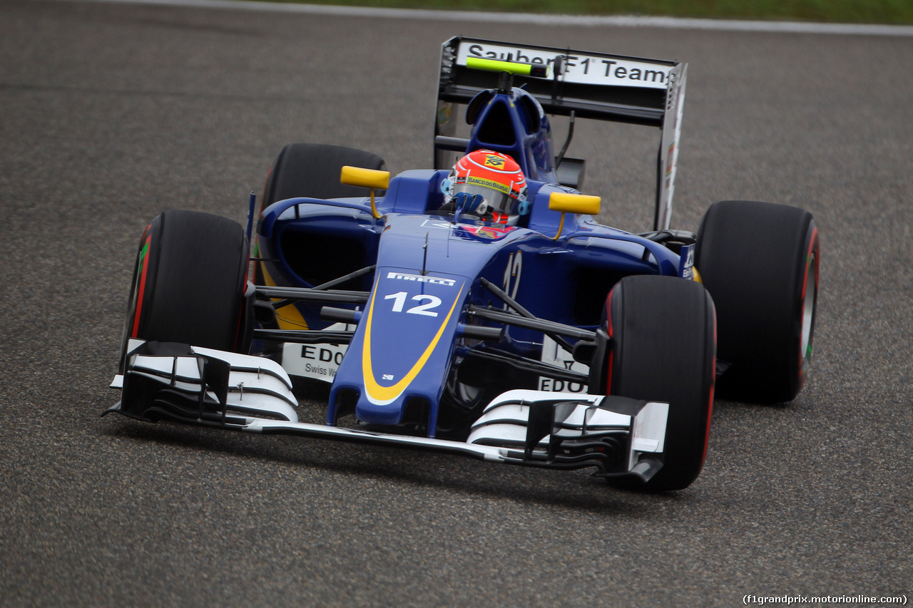 GP CINA, 16.04.2016 - Qualifiche, Felipe Nasr (BRA) Sauber C34