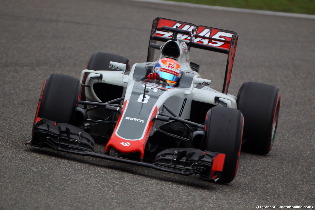 GP CINA, 16.04.2016 - Qualifiche, Romain Grosjean (FRA) Haas F1 Team VF-16