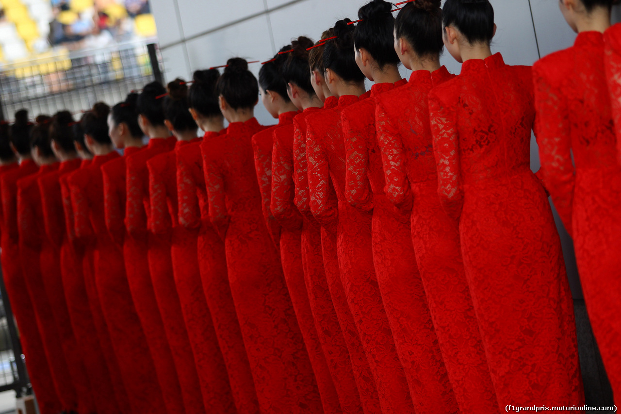 GP CINA, 16.04.2016 - Qualifiche, griglia Ragazzas