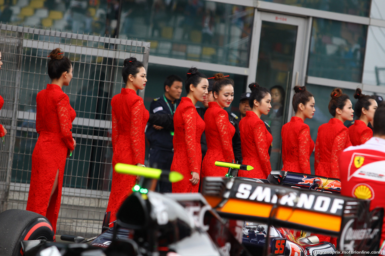 GP CINA, 16.04.2016 - Qualifiche, griglia Ragazzas