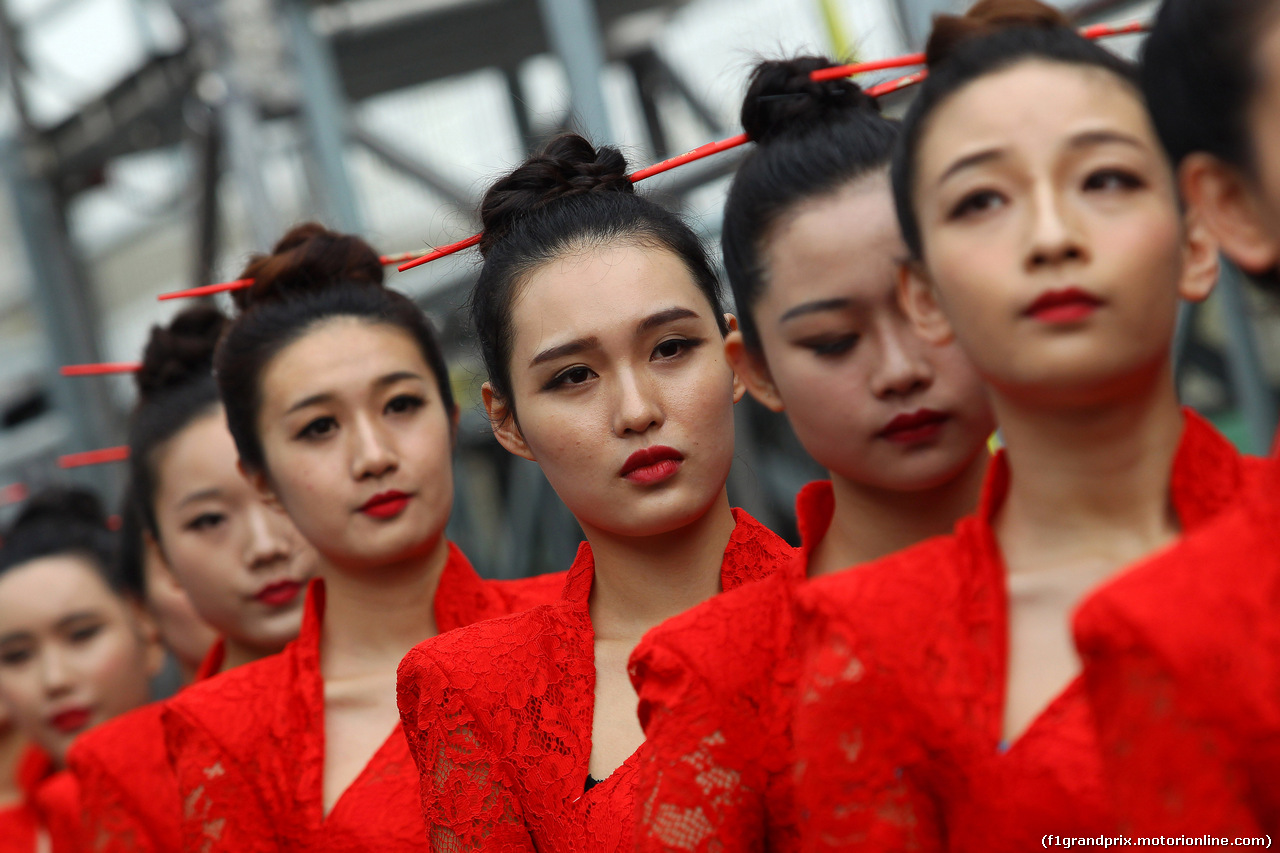 GP CINA, 16.04.2016 - Qualifiche, griglia Ragazzas