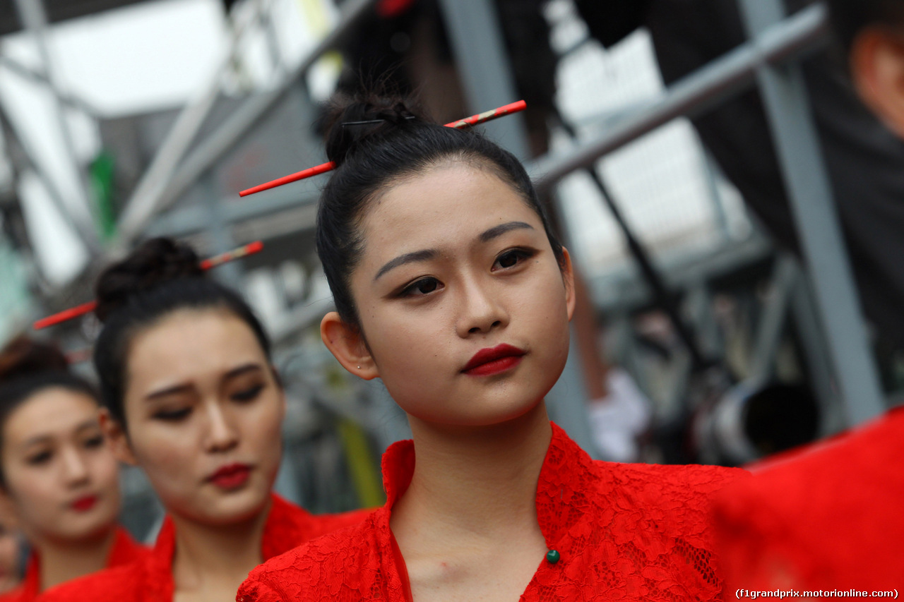GP CINA, 16.04.2016 - Qualifiche, griglia Ragazzas