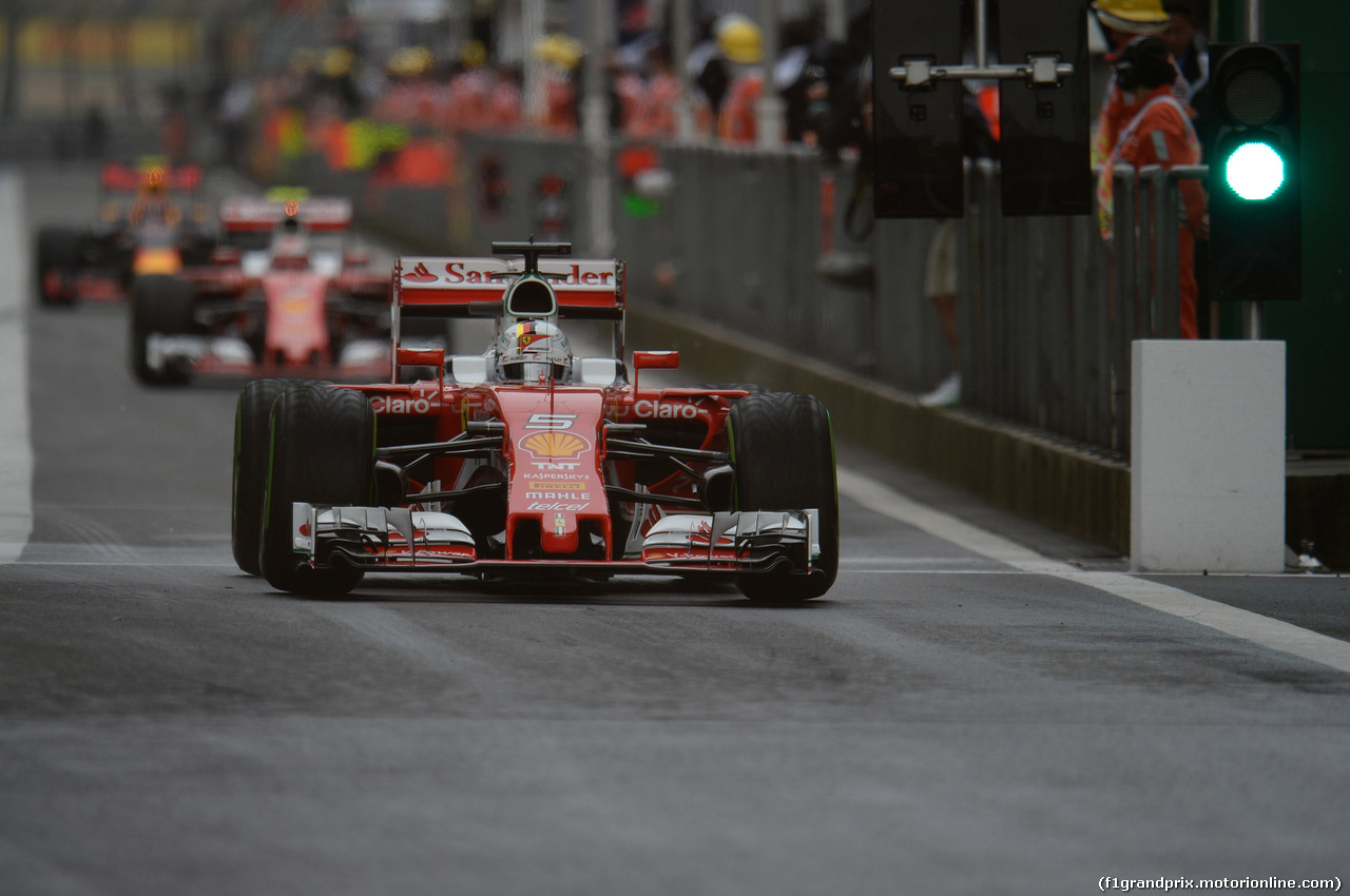 GP CINA, 16.04.2016 - Qualifiche, Sebastian Vettel (GER) Ferrari SF16-H