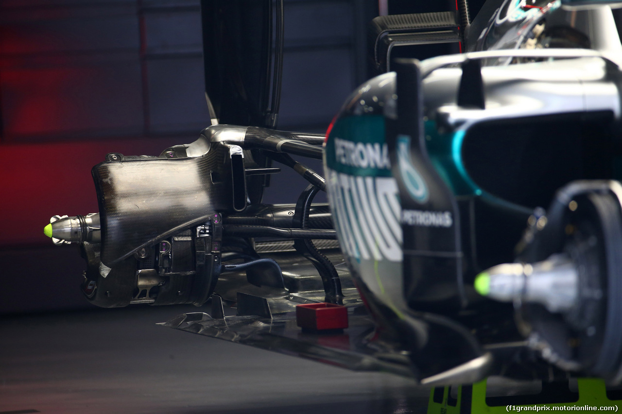 GP CINA, 16.04.2016 - Qualifiche, Mercedes AMG F1 W07 Hybrid, detail