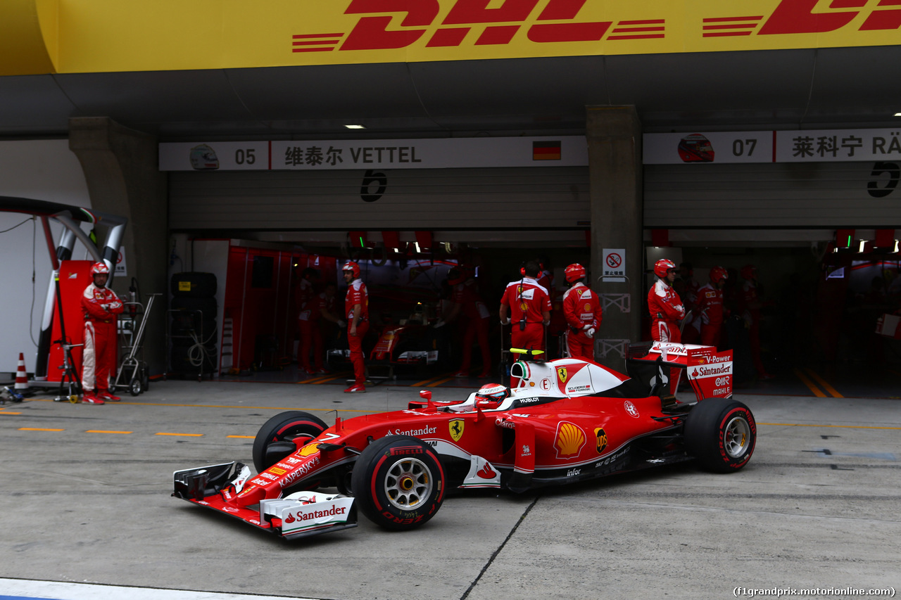 GP CINA, 16.04.2016 - Qualifiche, Kimi Raikkonen (FIN) Ferrari SF16-H