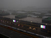 GP CINA, 16.04.2016 - Torrential rain storm in the circuit.