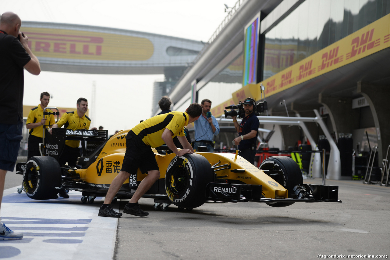 GP CINA, 14.04.2016 - Renault Sport F1 Team RS16