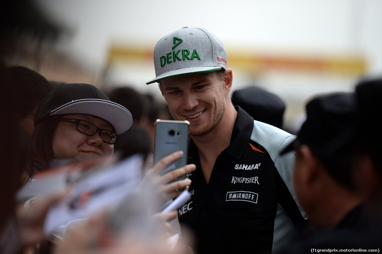 GP CINA, 14.04.2016 - Nico Hulkenberg (GER) Sahara Force India F1 VJM09