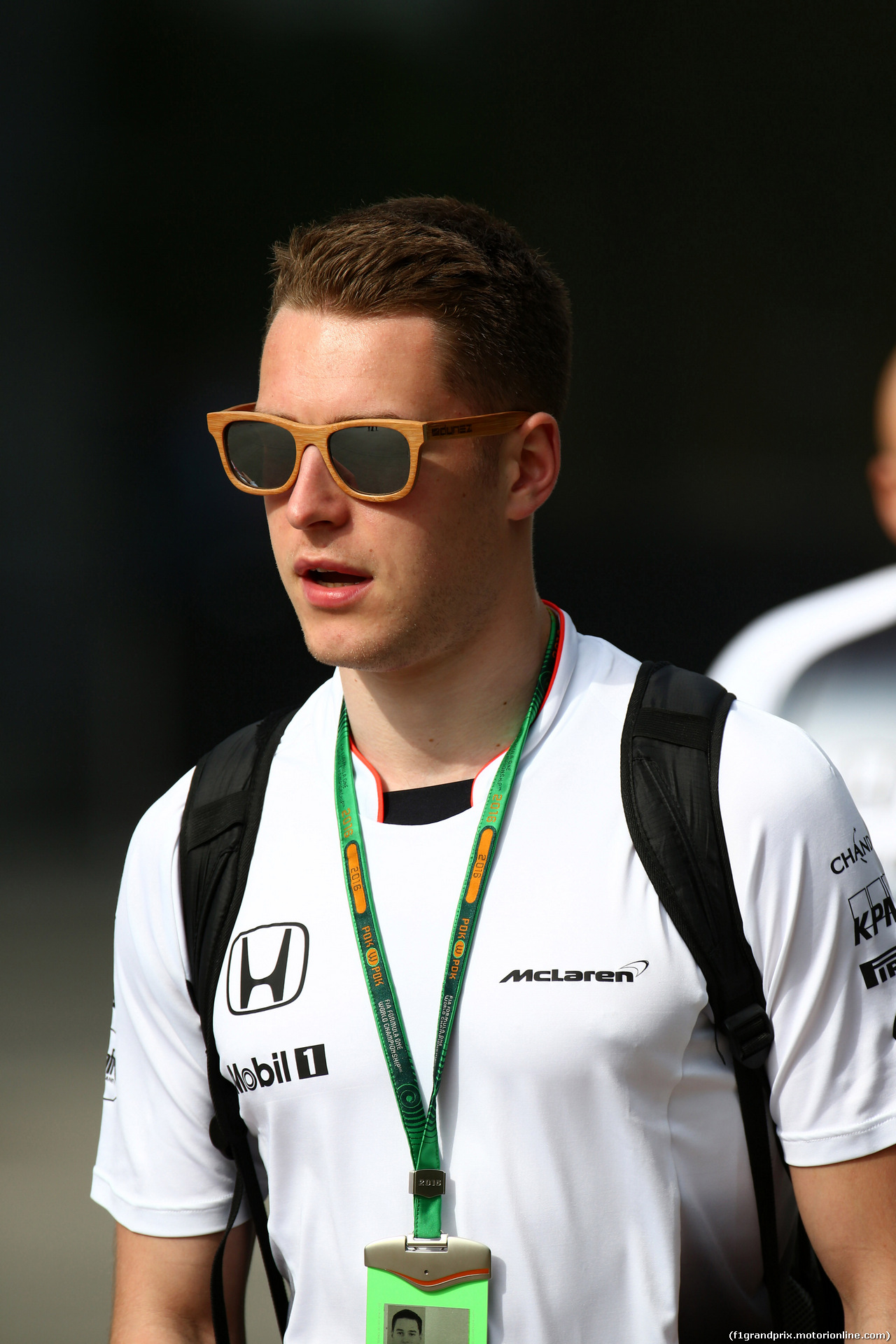 GP CINA, 15.04.2016 - Stoffel Vandoorne (BEL) McLaren Test e Reserve Driver