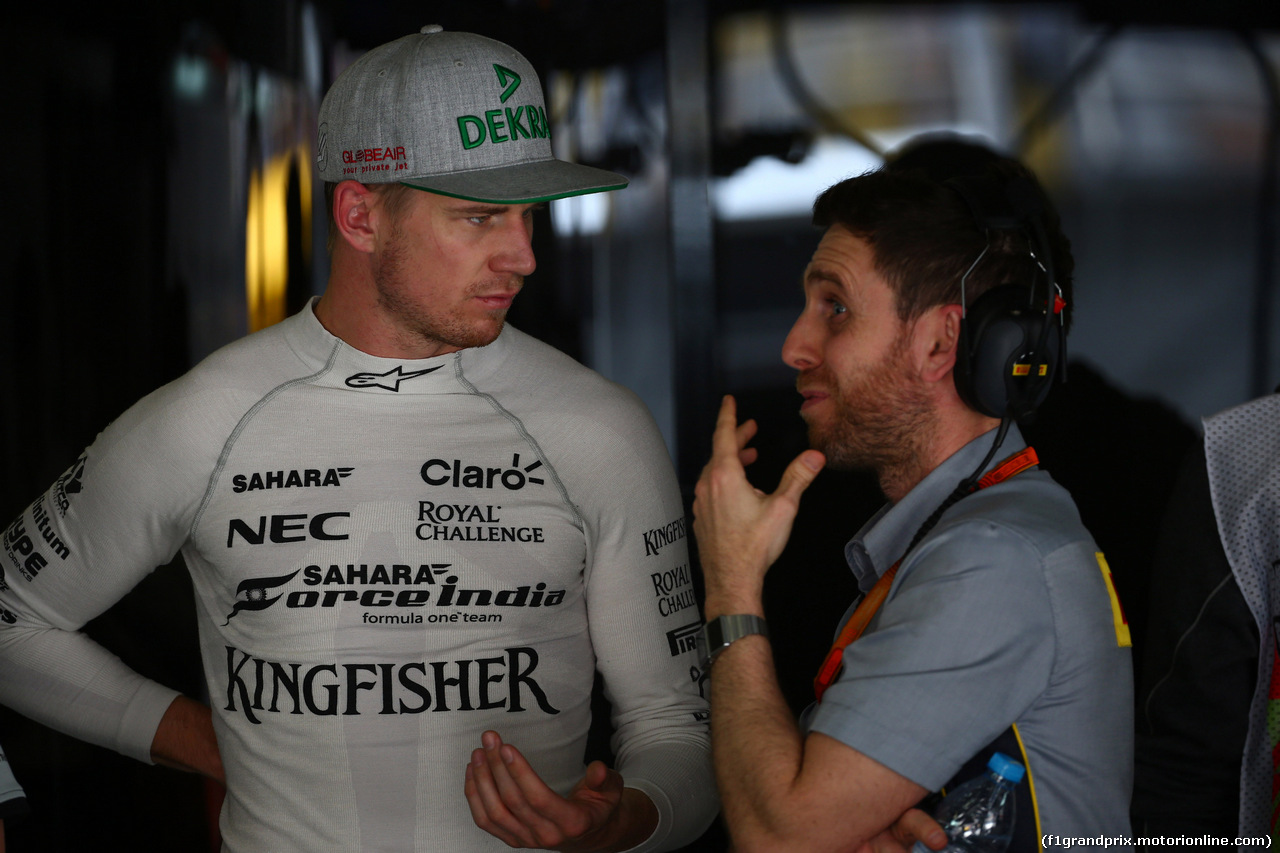 GP CINA, 15.04.2016 - Prove Libere 1, Nico Hulkenberg (GER) Sahara Force India F1 VJM09