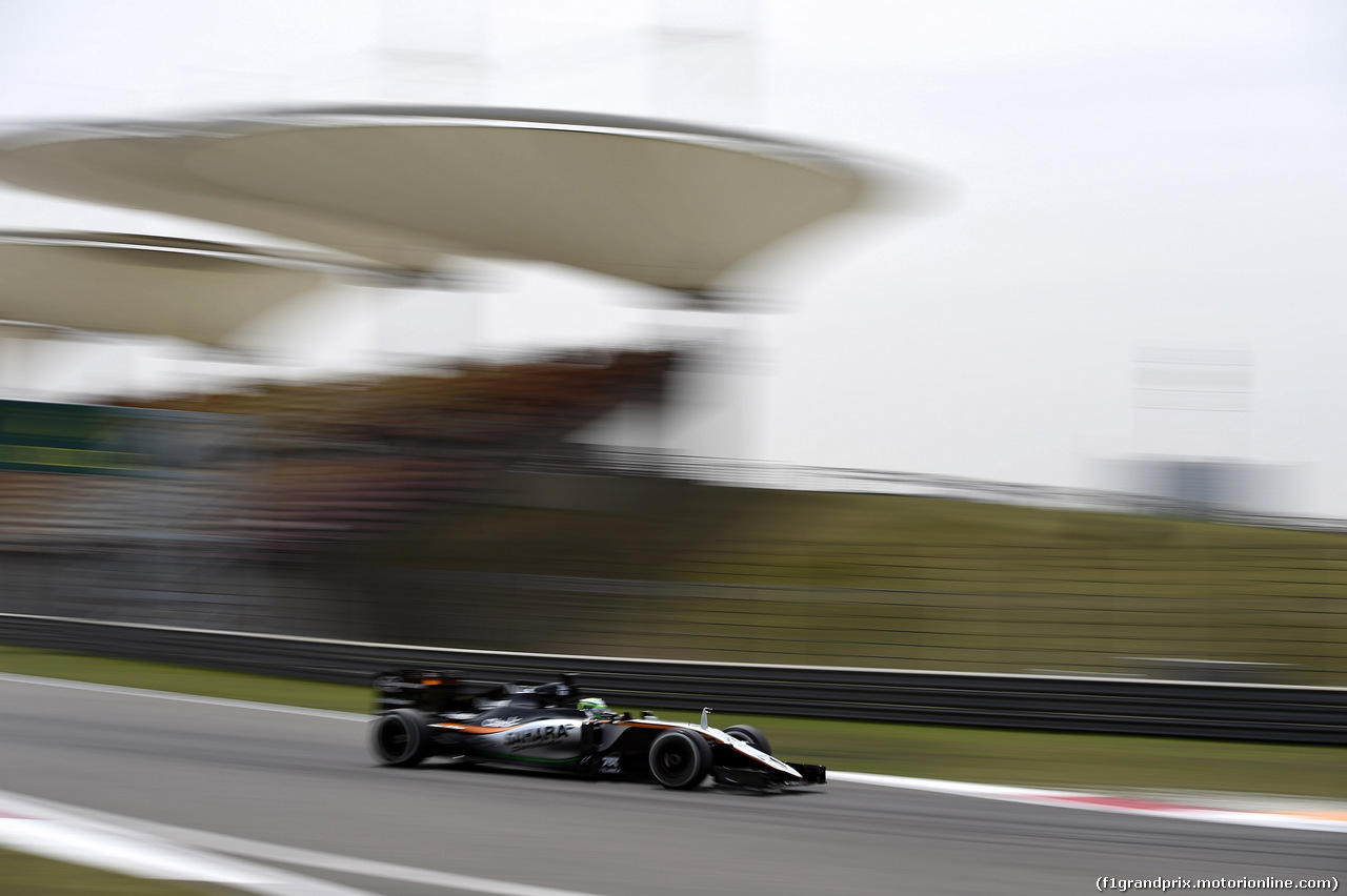 GP CINA, 15.04.2016 - Prove Libere 1, Nico Hulkenberg (GER) Sahara Force India F1 VJM09