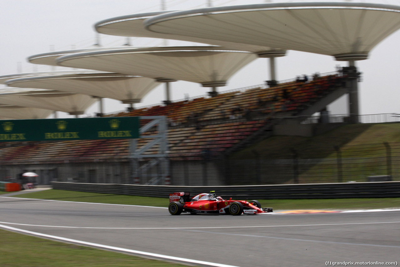 GP CINA, 15.04.2016 - Prove Libere 1, Kimi Raikkonen (FIN) Ferrari SF16-H