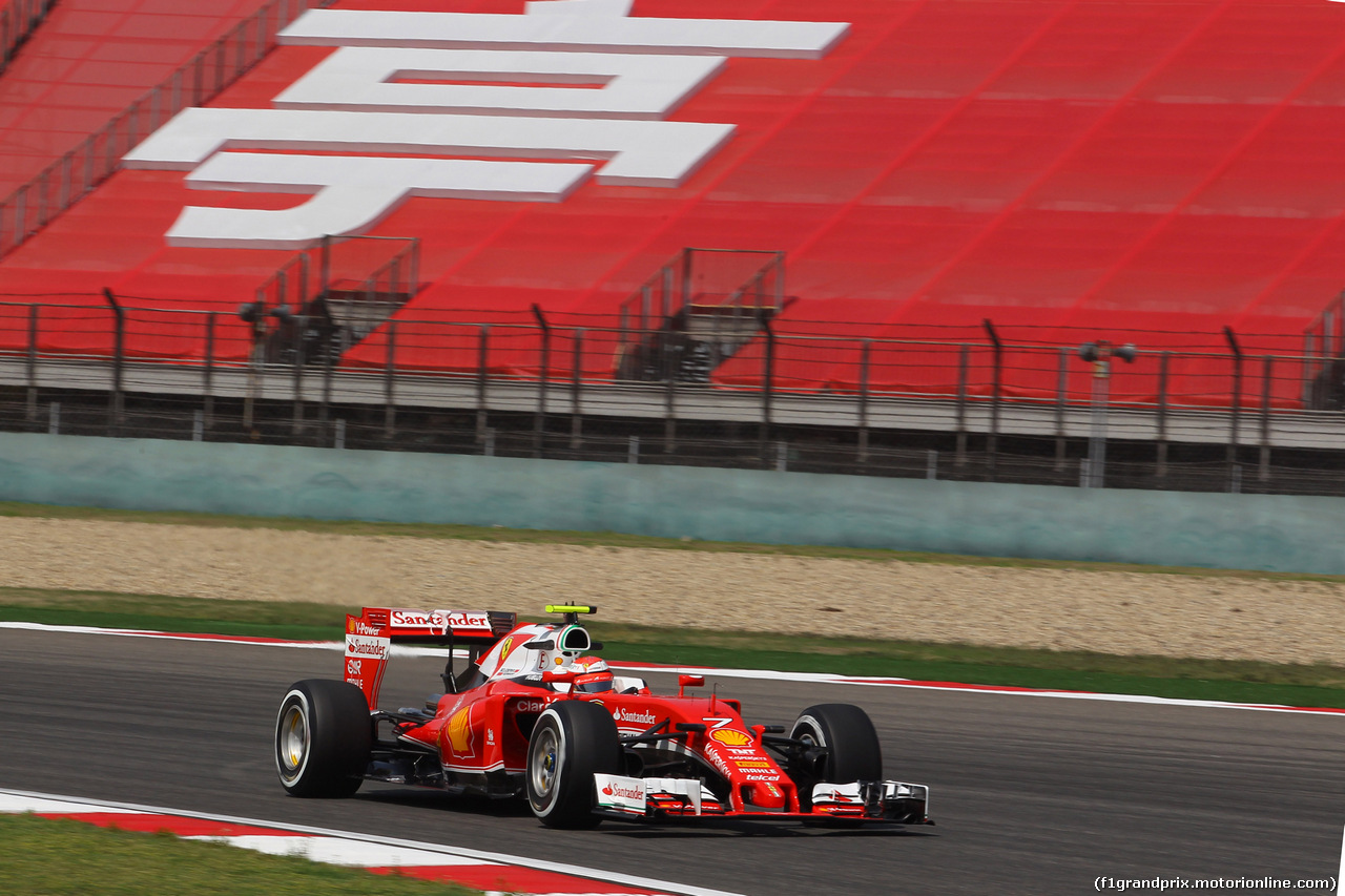 GP CINA, 15.04.2016 - Prove Libere 1, Kimi Raikkonen (FIN) Ferrari SF16-H