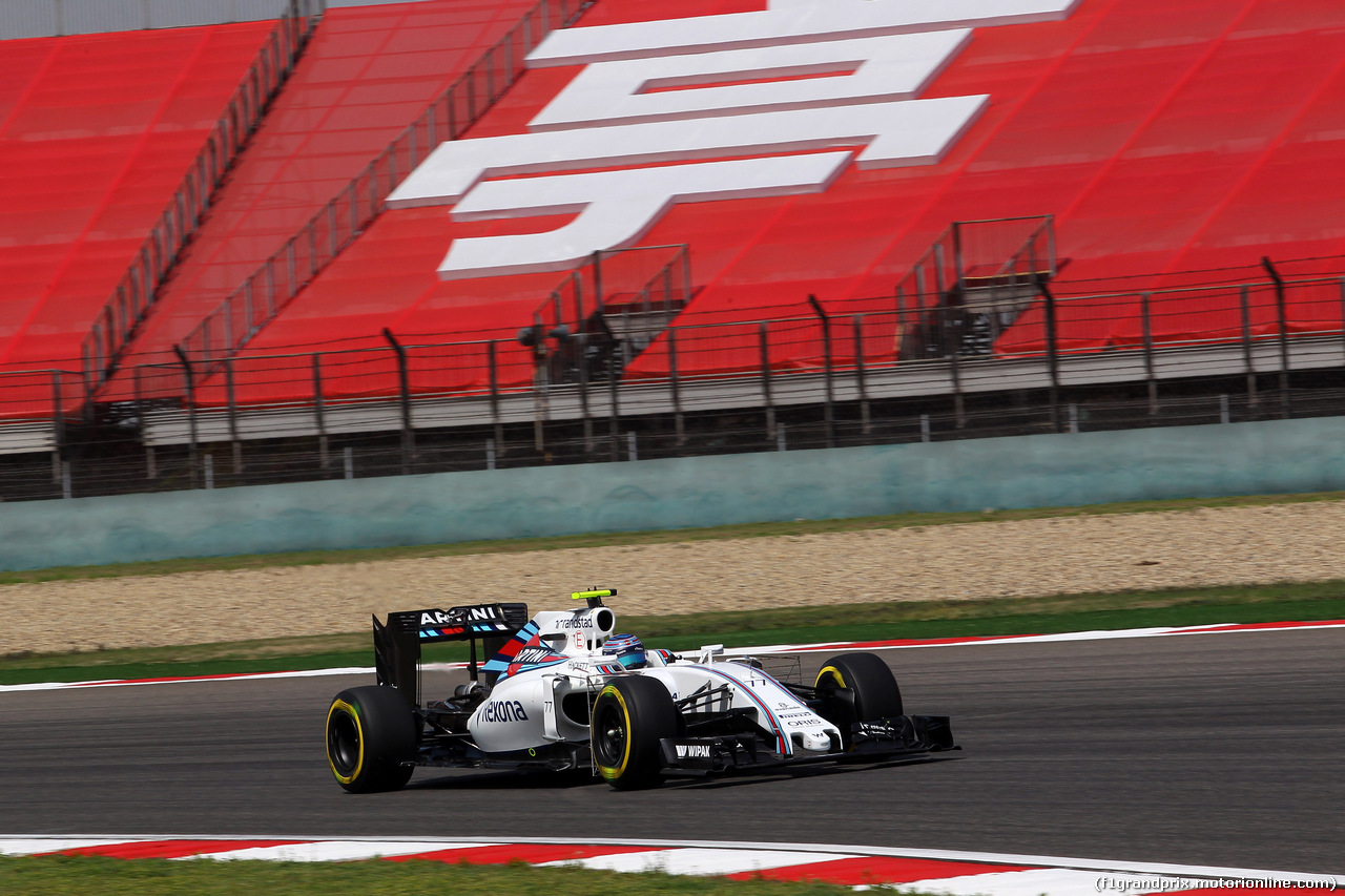 GP CINA, 15.04.2016 - Prove Libere 1, Valtteri Bottas (FIN) Williams FW38