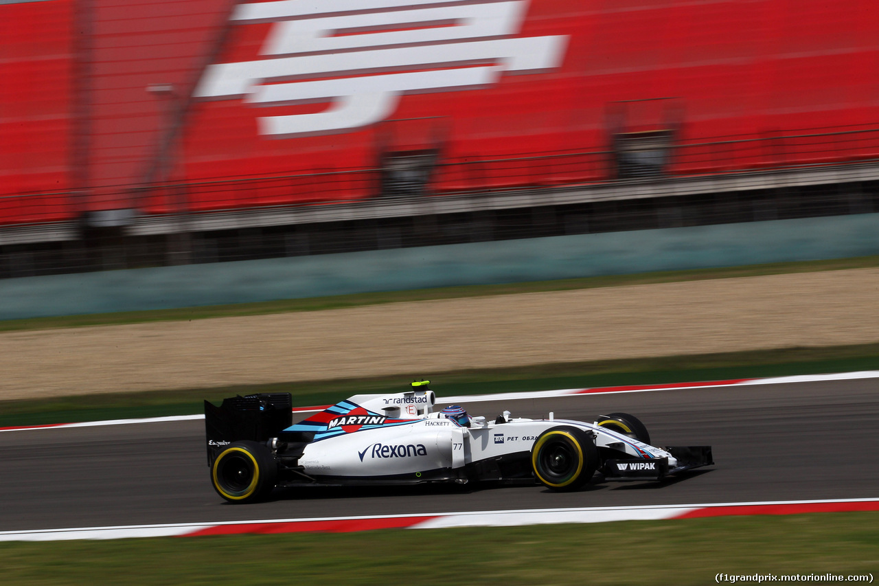 GP CINA, 15.04.2016 - Prove Libere 1, Valtteri Bottas (FIN) Williams FW38