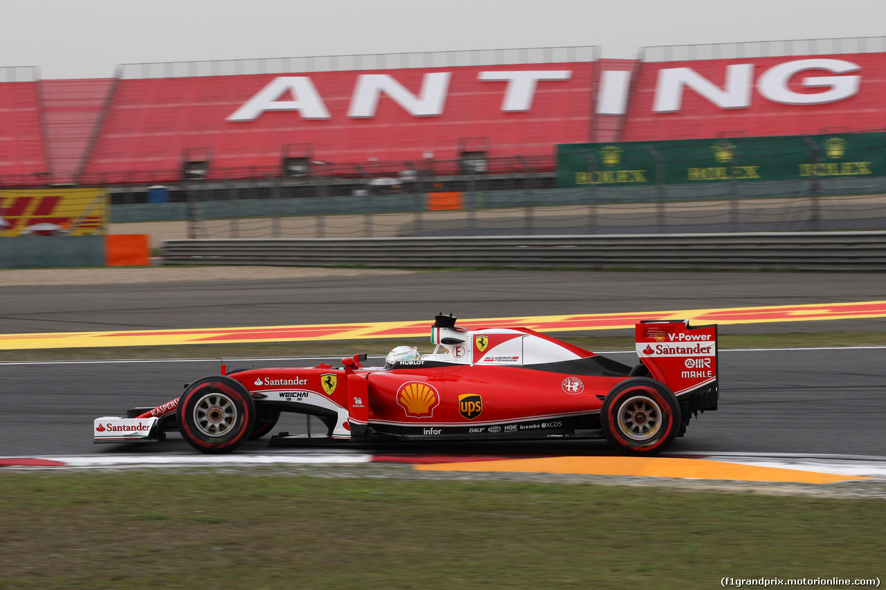 GP CINA, 15.04.2016 - Prove Libere 2, Sebastian Vettel (GER) Ferrari SF16-H
