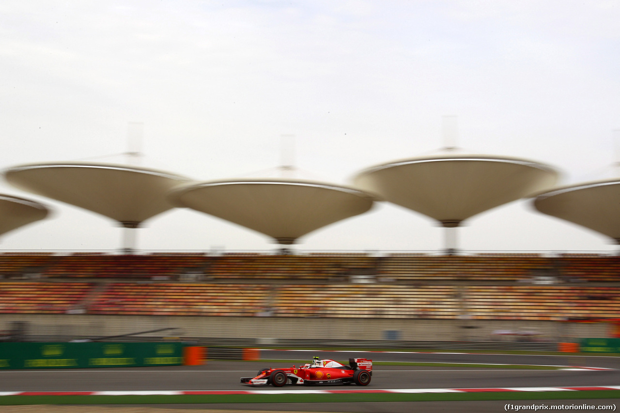 GP CINA, 15.04.2016 - Prove Libere 2, Kimi Raikkonen (FIN) Ferrari SF16-H