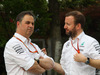 GP CINA, 14.04.2016 - (L to R): Ron Meadows (GBR) Mercedes GP Team Manager with Bradley Lord (GBR) Mercedes AMG F1 Communications Manager.