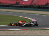 GP CINA, 15.04.2016 - Free Practice 2, Daniel Ricciardo (AUS) Red Bull Racing RB12 e Nico Hulkenberg (GER) Sahara Force India F1 VJM09