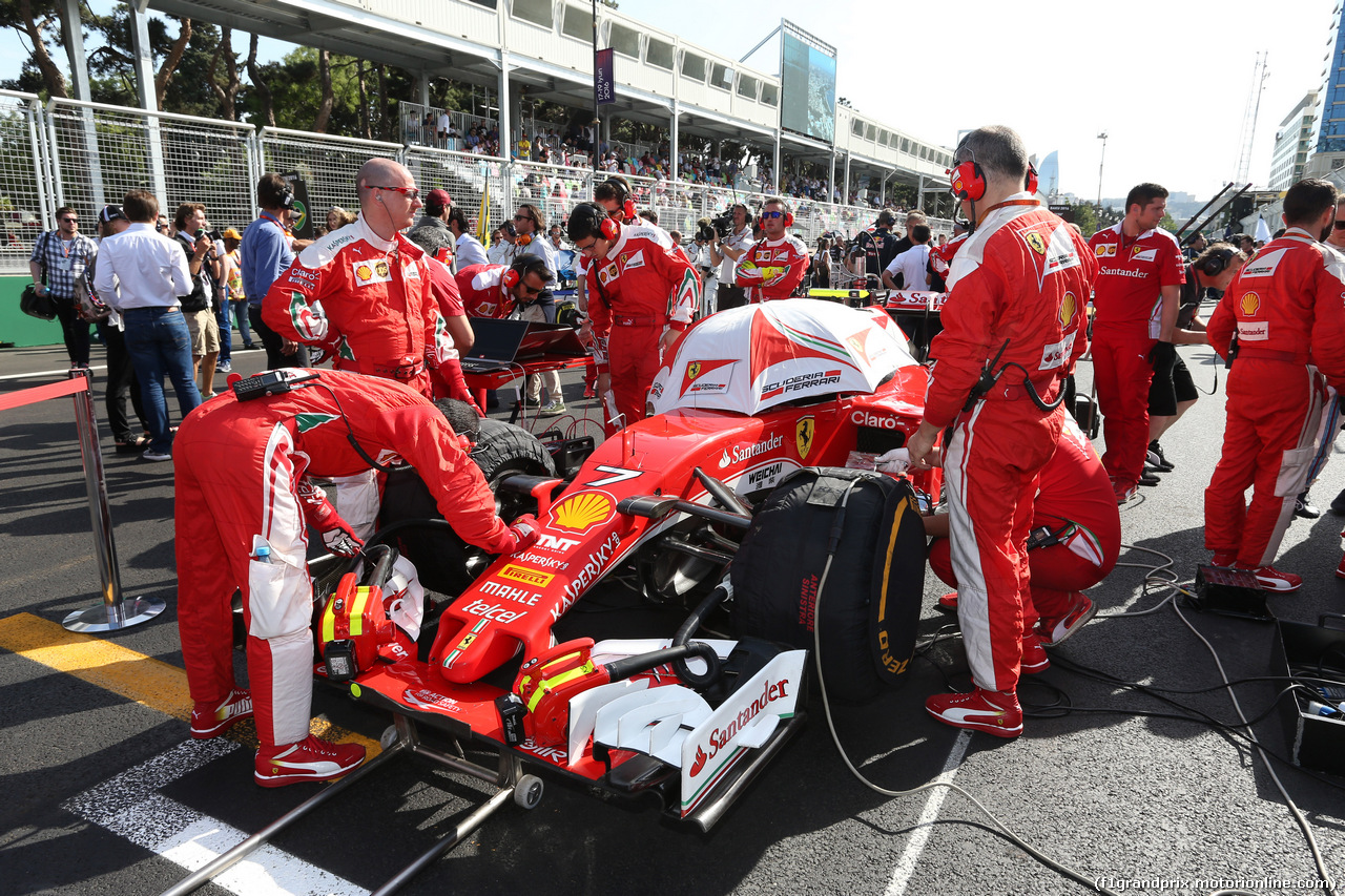 GP EUROPA, griglia: Kimi Raikkonen (FIN) Ferrari SF16-H